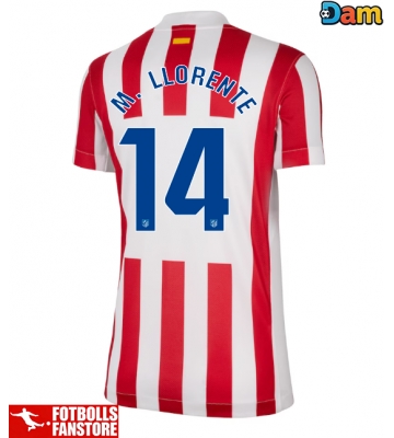 Atletico Madrid Marcos Llorente #14 Hemmatröja Dam 2025-26 Kortärmad
